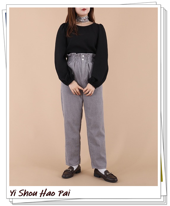 秋冬灯芯绒裤子,灯芯绒裤子秋冬搭配九分裤