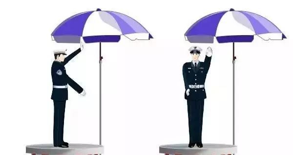 科一科四交警手势解读,科四交警手势答题全部技巧