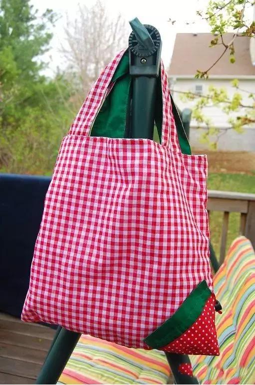 旧衣服环保购物袋手工制作幼儿园,旧衣改造手工购物袋