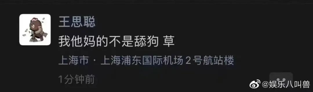 聚焦王思聪,再见了王思聪