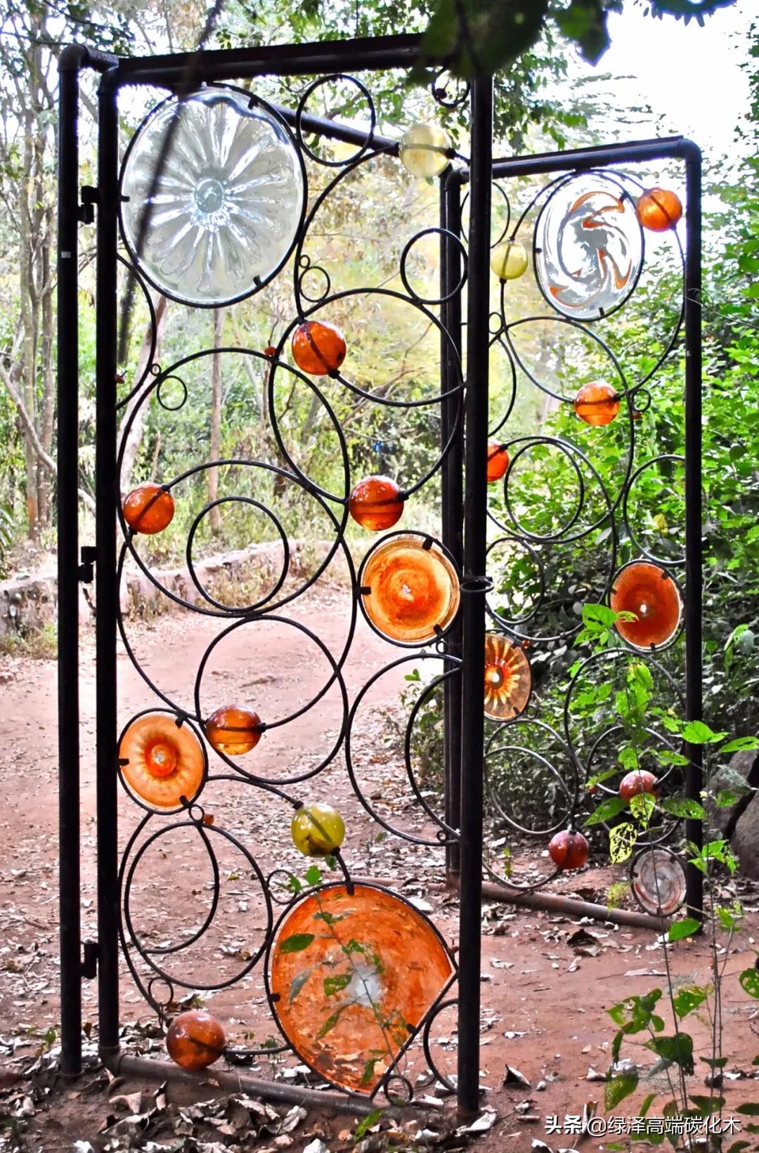 庭院栅栏门制作,庭院围墙护栏栅栏门