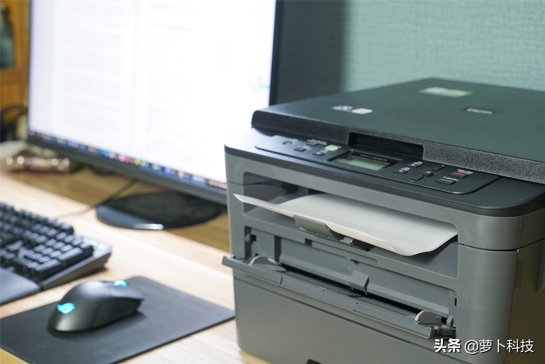 无线办公省钱利器，兄弟DCP-L2535DW黑白激光一体机