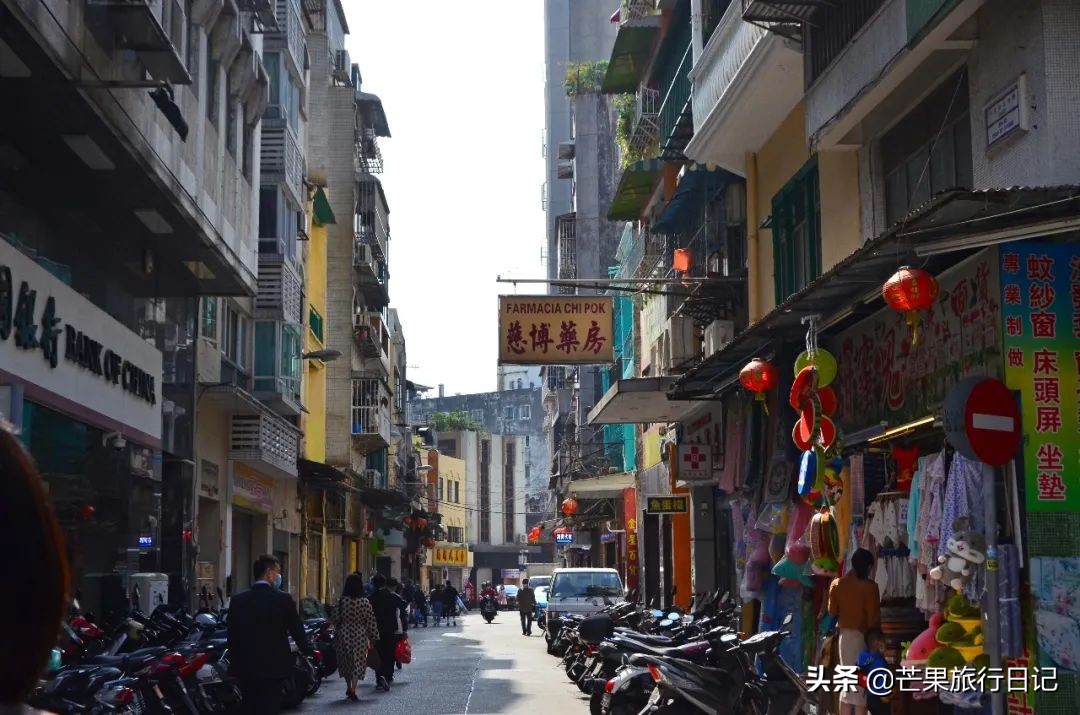 昔日繁华的澳门如今人少,澳门旧街