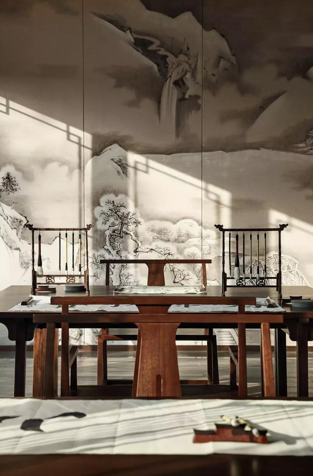 山水画空间设计,山水画与现代设计