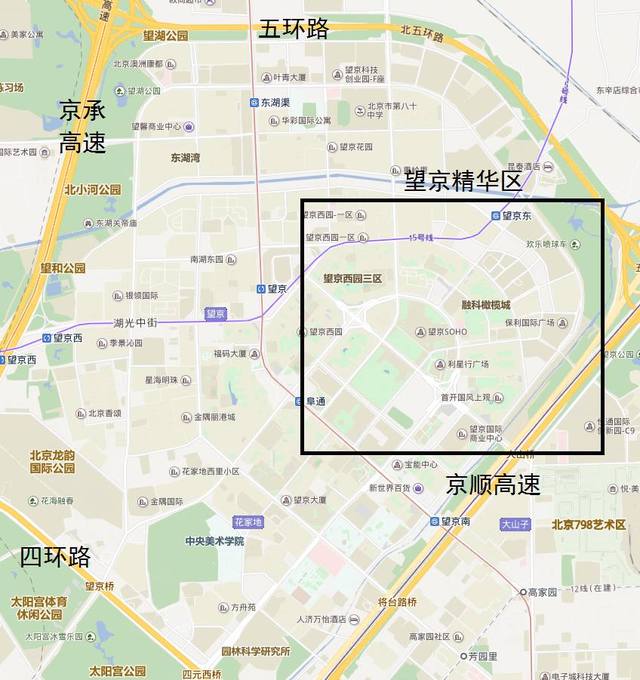北京市中心有多繁华,北京最繁华高楼区
