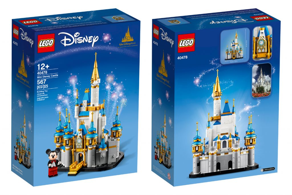 乐高新老款迪士尼城堡,乐高迪士尼100周年城堡展示盒