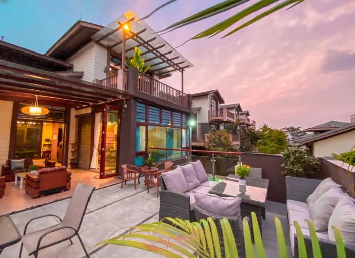 清远别墅温泉度假大泳池四房,清远市别墅温泉旅游度假