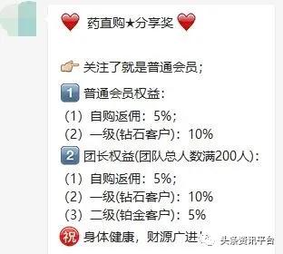 两天之内发展437个会员，药直购平台的两级返佣制度竟如此神奇？