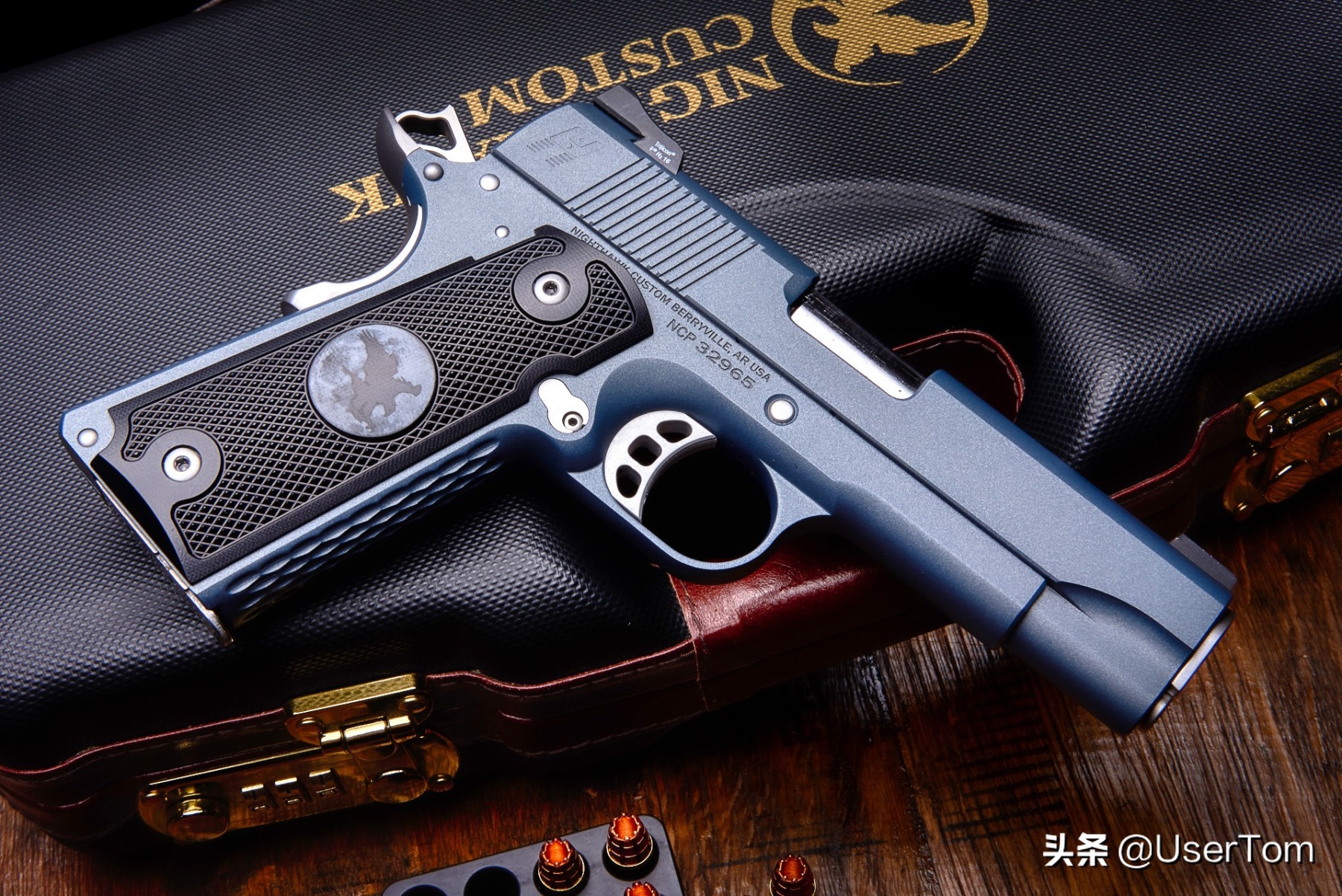 德国夜鹰左轮手枪图片,夜鹰雌鹰1911手枪