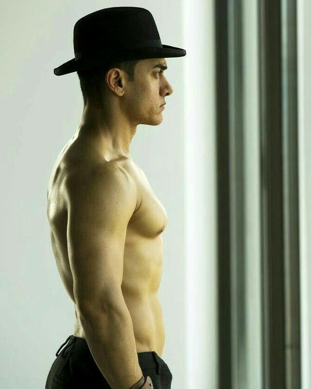 自律阿米尔汗秀肌肉,胖起来瘦下去