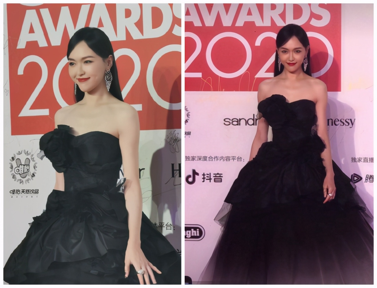 红毯造型，唐嫣林允的公主风不灵了？乔欣钟楚曦争做复古港风美人