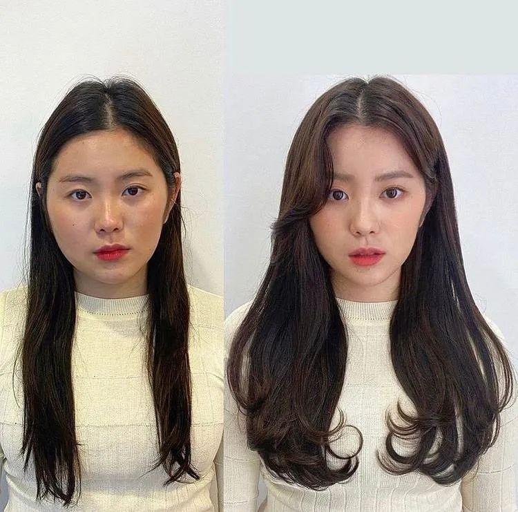 柳岩大波浪发型,适合头包脸的发型推荐