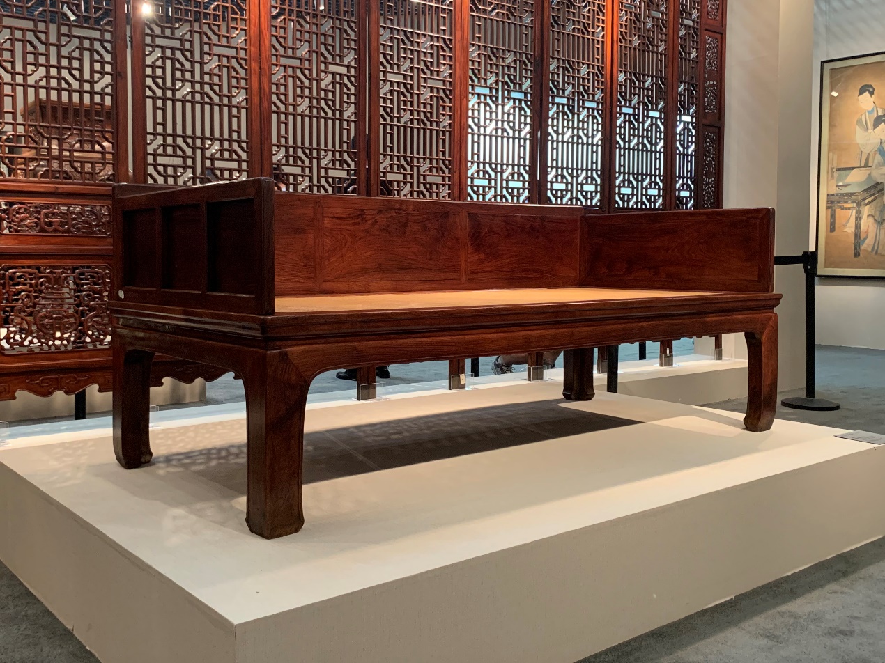 挖缺做、各种枨，黄花梨方腿小榻632万成交