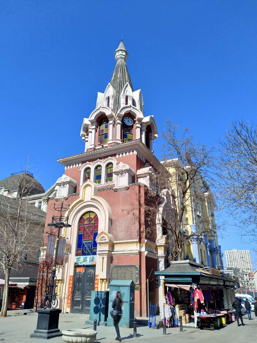 大连俄罗斯街简介,大连俄罗斯风情一条街2004年照片