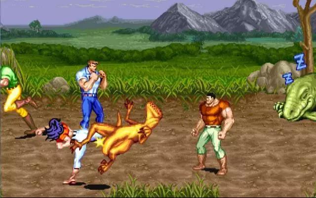 那些可以四人玩的街机游戏，不怕虎一样的敌人