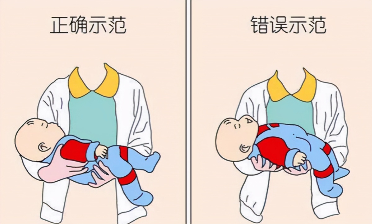 新生儿怎么抱才能让宝宝竖着抱,新生儿怎么抱才不会吐奶