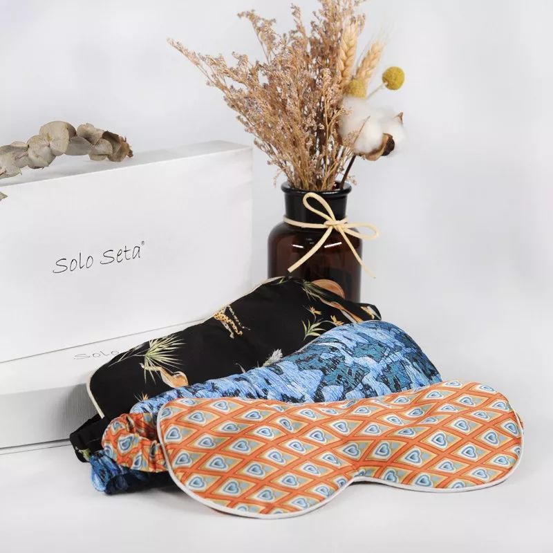 睡眠眼罩推荐真丝,眼罩遮光睡眠舒适真丝眼罩