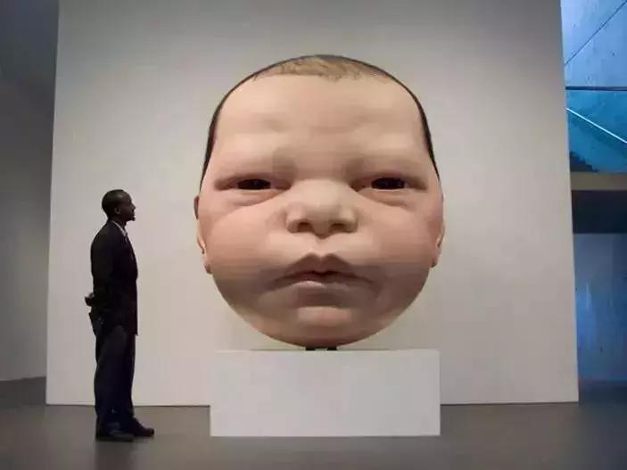 逼真雕塑人,真人雕塑吓人