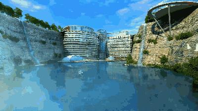 西顿灯光案例-生前必去20家酒店之-上海佘山世茂洲际酒店（深坑）