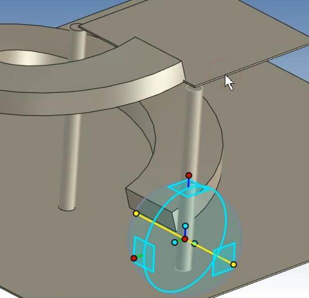 caxa3d实体设计滑梯,caxa三维球旋转教学