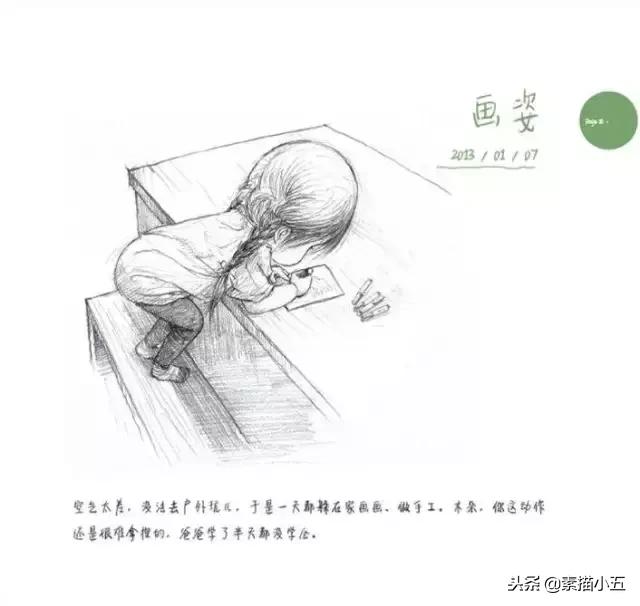 一个父亲给大家展示女儿画的画,给妈妈画一幅世界上最漂亮的画