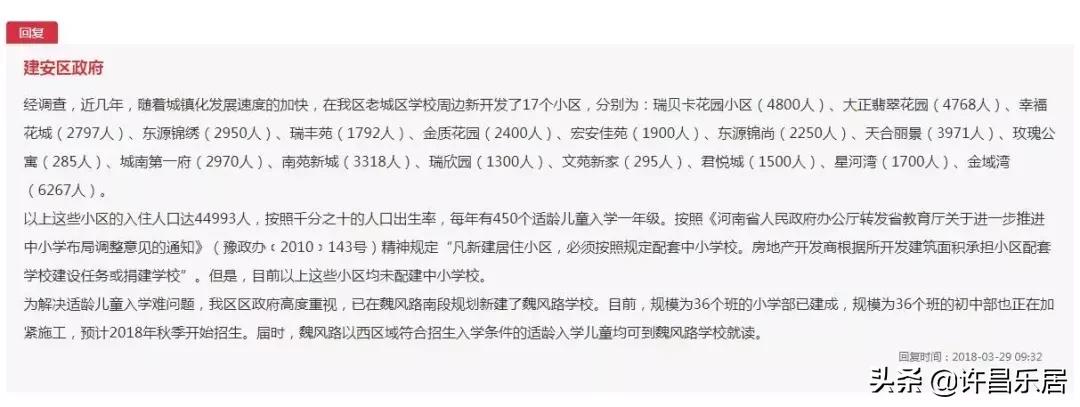 2019许昌市小学区域划分,许昌市小升初学区划分图2019