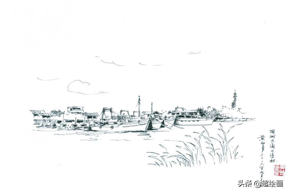 十大顶级钢笔画速写,钢笔速写100幅图片