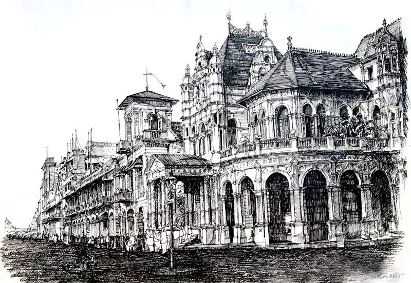 新一代中国钢笔画领军人物,极品五大钢笔画简直美爆