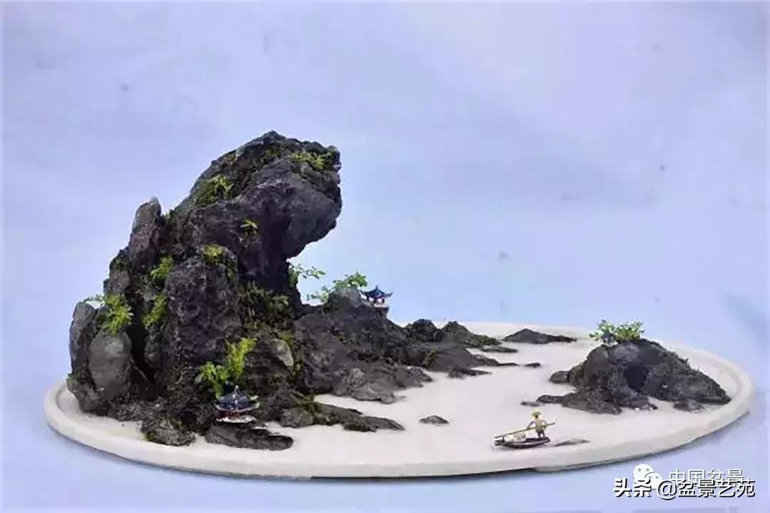 郭少波山水盆景,郭少波盆景