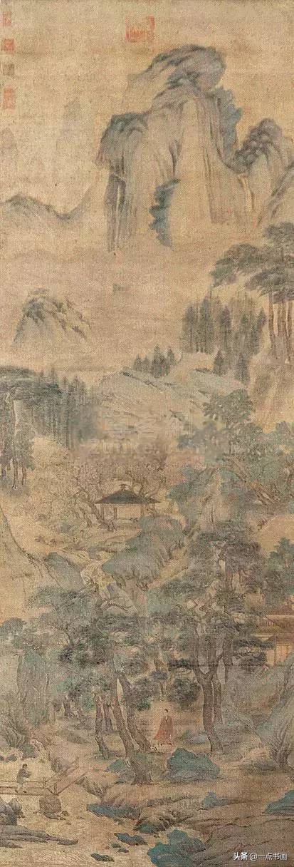 明仇英拍卖60亿的作品,明仇英桃源仙境图临摹