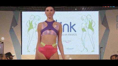 2019模特走秀晚礼服国内顶尖超模,意大利时尚内衣走秀2019