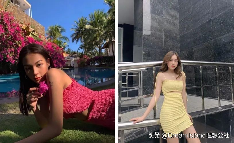 泰国小众少女品牌,越南小众连衣裙15岁
