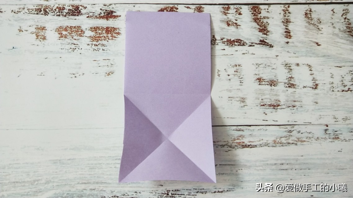 爱心折纸怎样画爱心,折纸把白色爱心变成红色爱心