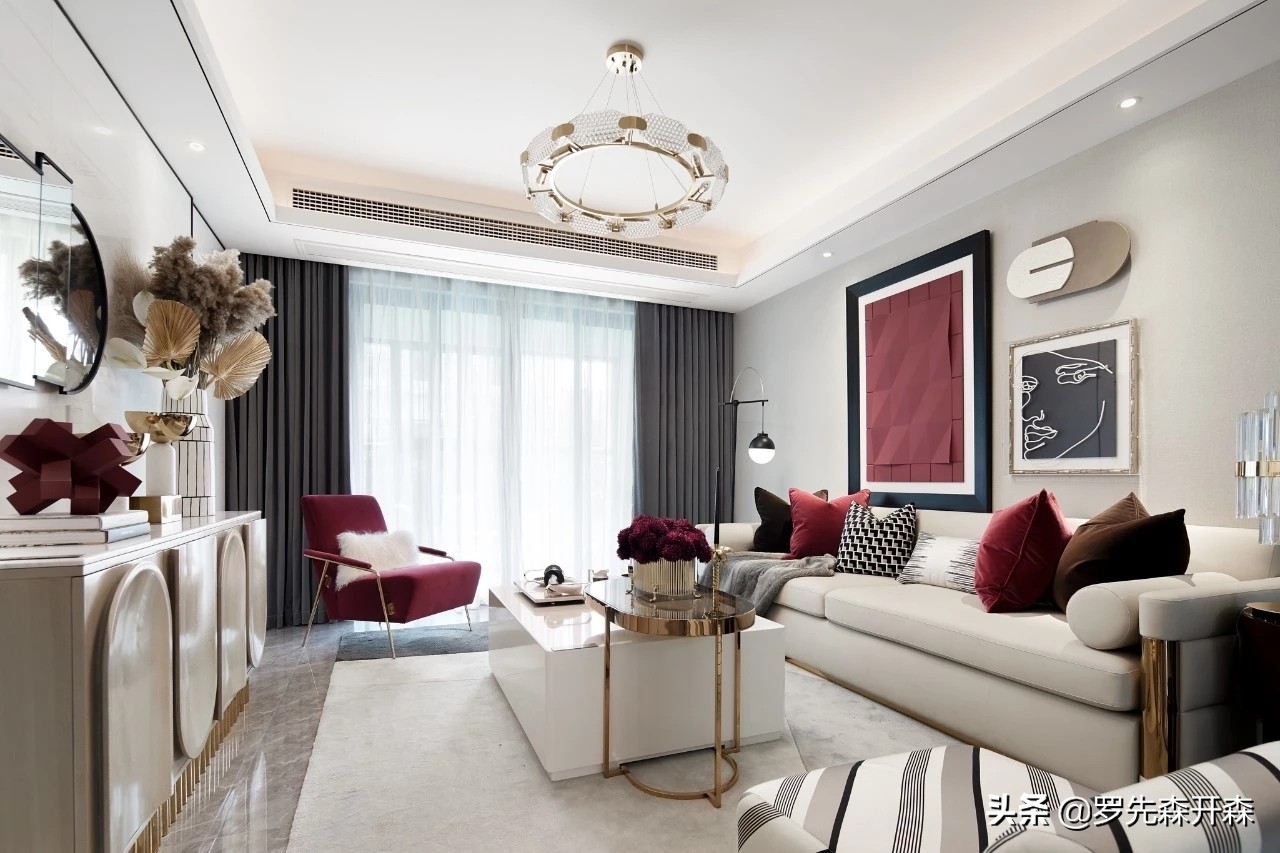 常州新城樾隽中央120平装修效果图,常州新城樾隽中央120平