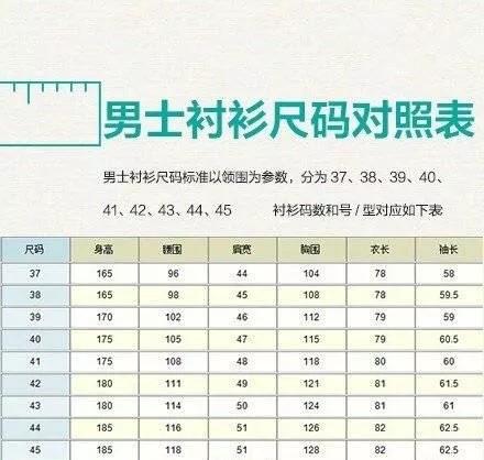 阿迪达斯服装尺码对照表,亚马逊美国服装尺码对照表