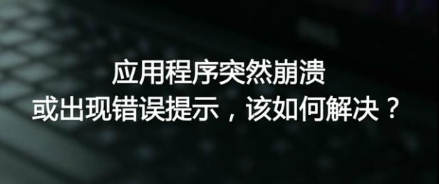 电脑应用程序崩溃怎么办,电脑打开应用老是显示崩溃