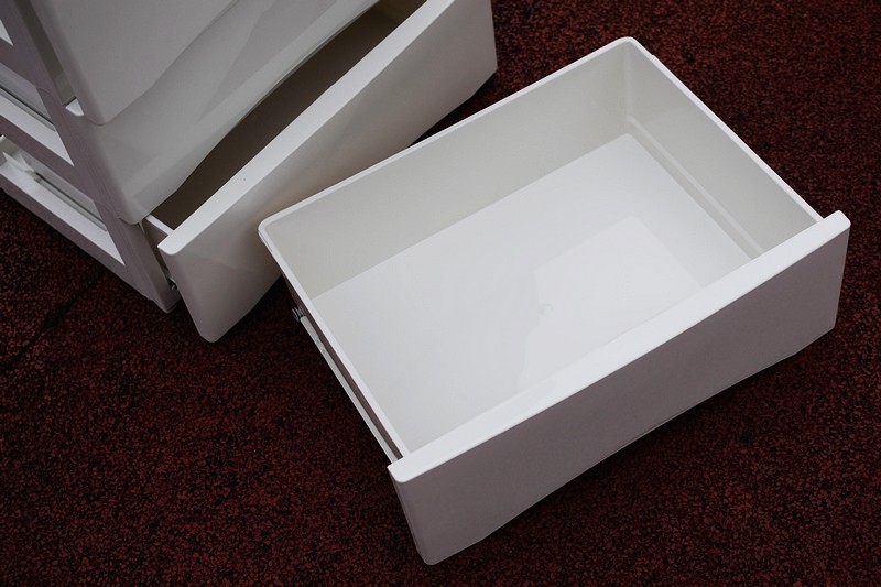 也雅可移动家用抽屉式收纳柜五层,五层渐变蓝加厚抽屉式收纳柜5层