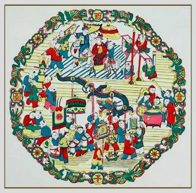 古画里除夕的传说与习俗，好看