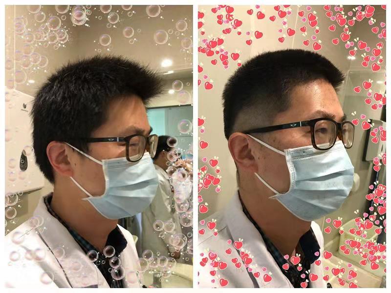 老师化身tony为学生理发视频,老师变身tony为学生理发