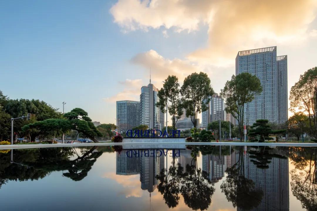 太平鸟时尚中心景观设计,自由的鸟巢