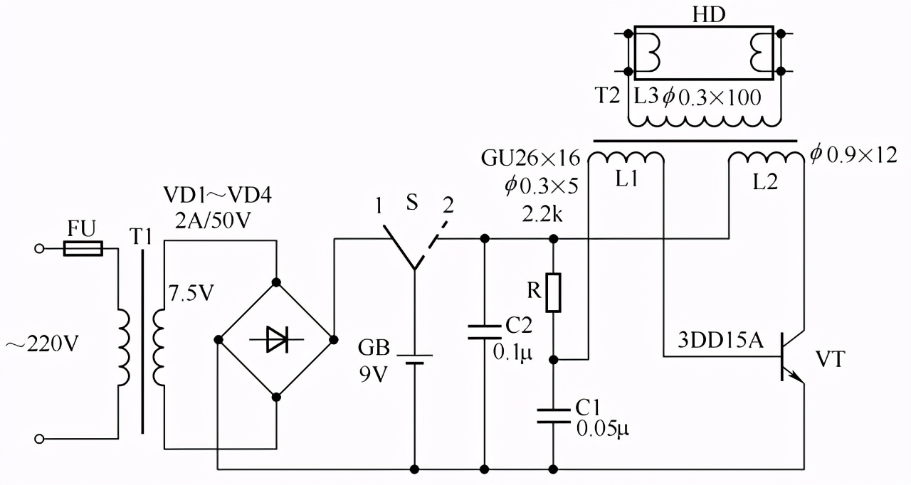 泛光照明控制原理图,线性驱动照明原理图解说明