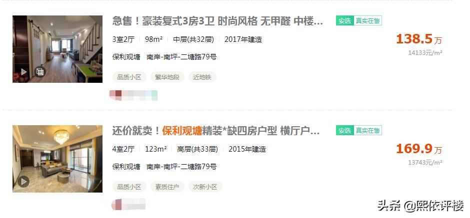 【二手房测评】南区知名网红盘，保利观塘的价值到底在哪里？