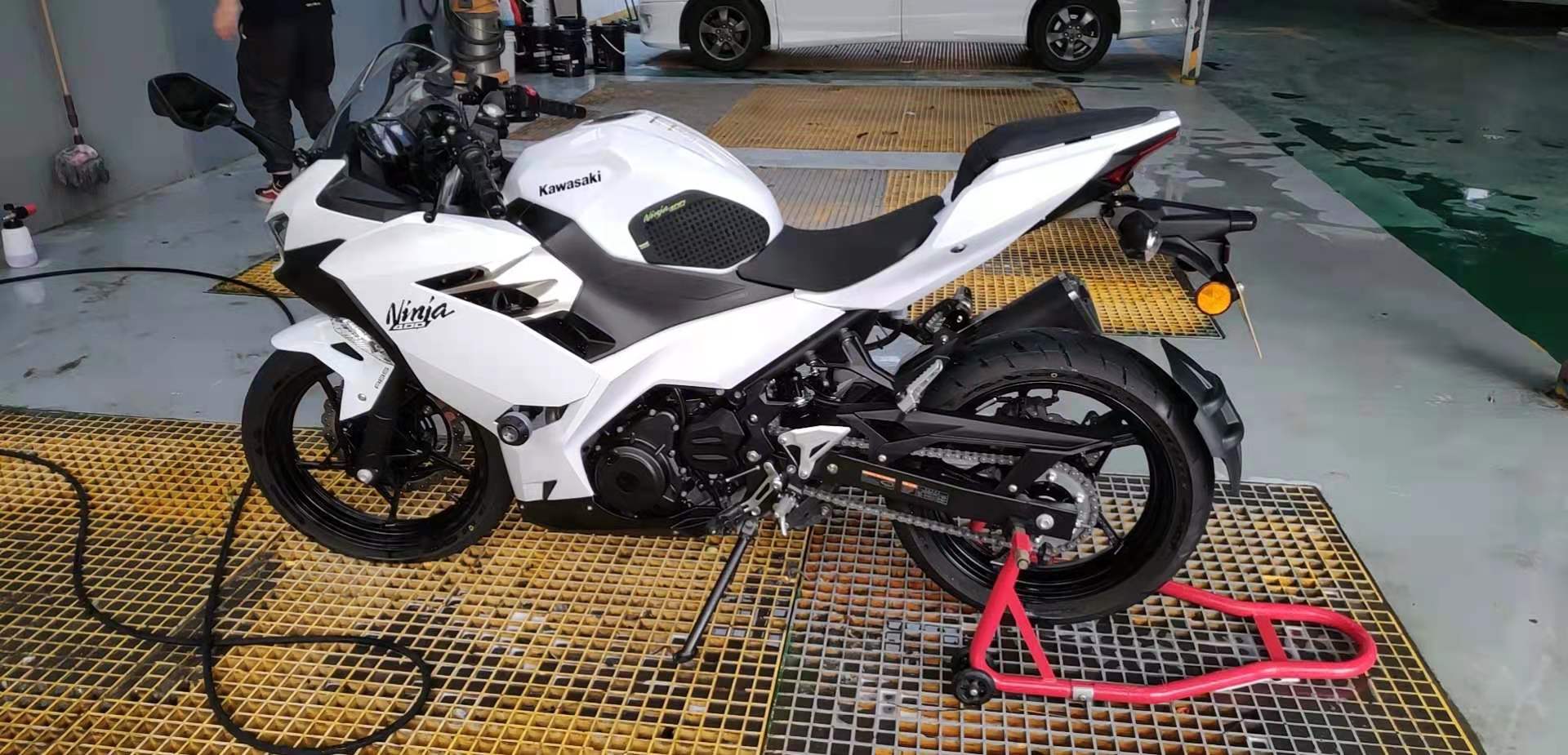 ninja400经典神车,网红神车川崎ninja400