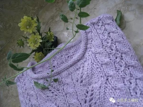 宽松针织套头毛衣图解,前短后长休闲毛衣外搭