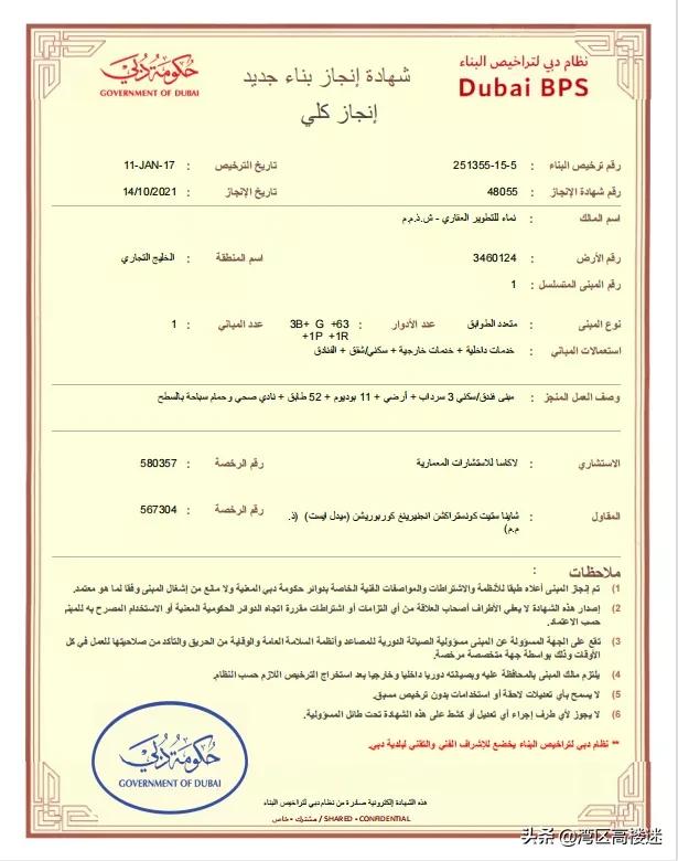 高258米!迪拜新地标!中建集团打造!刚刚竣工,派拉蒙酒店项目