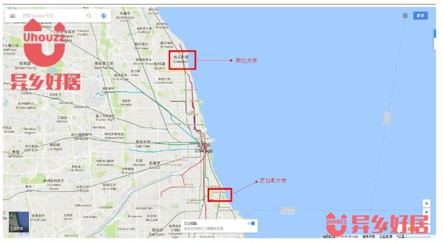芝加哥租房攻略图,芝加哥留学租房