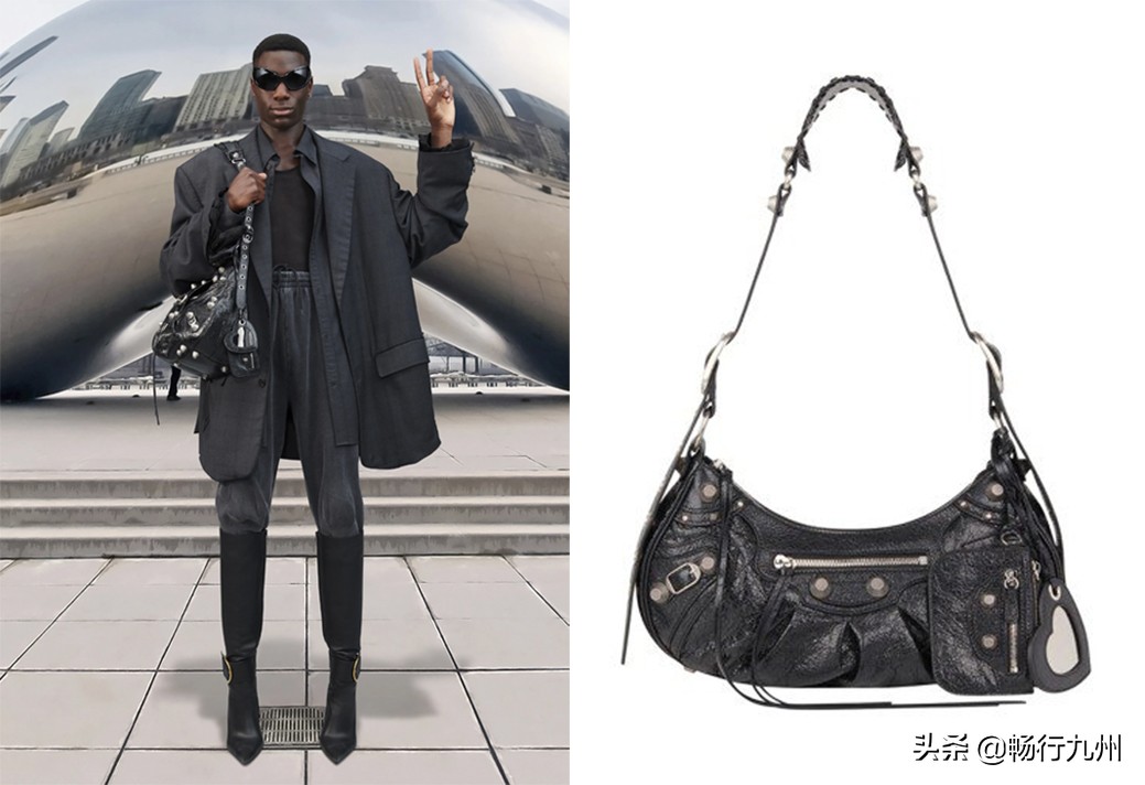 巴黎世家lecagole包镶钻款,巴黎世家lecajole包开箱