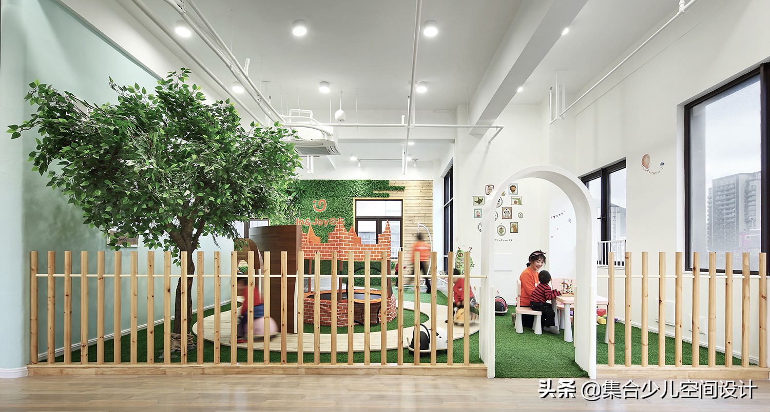 小型早教托育中心设计效果图,孩子的第二个家