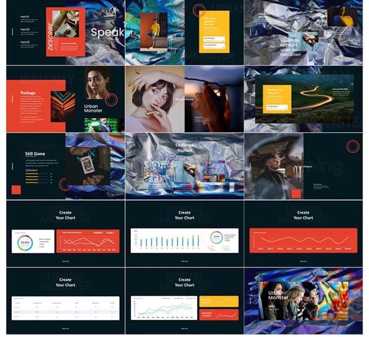 400套精简室内设计ppt,高大上的ppt设计图