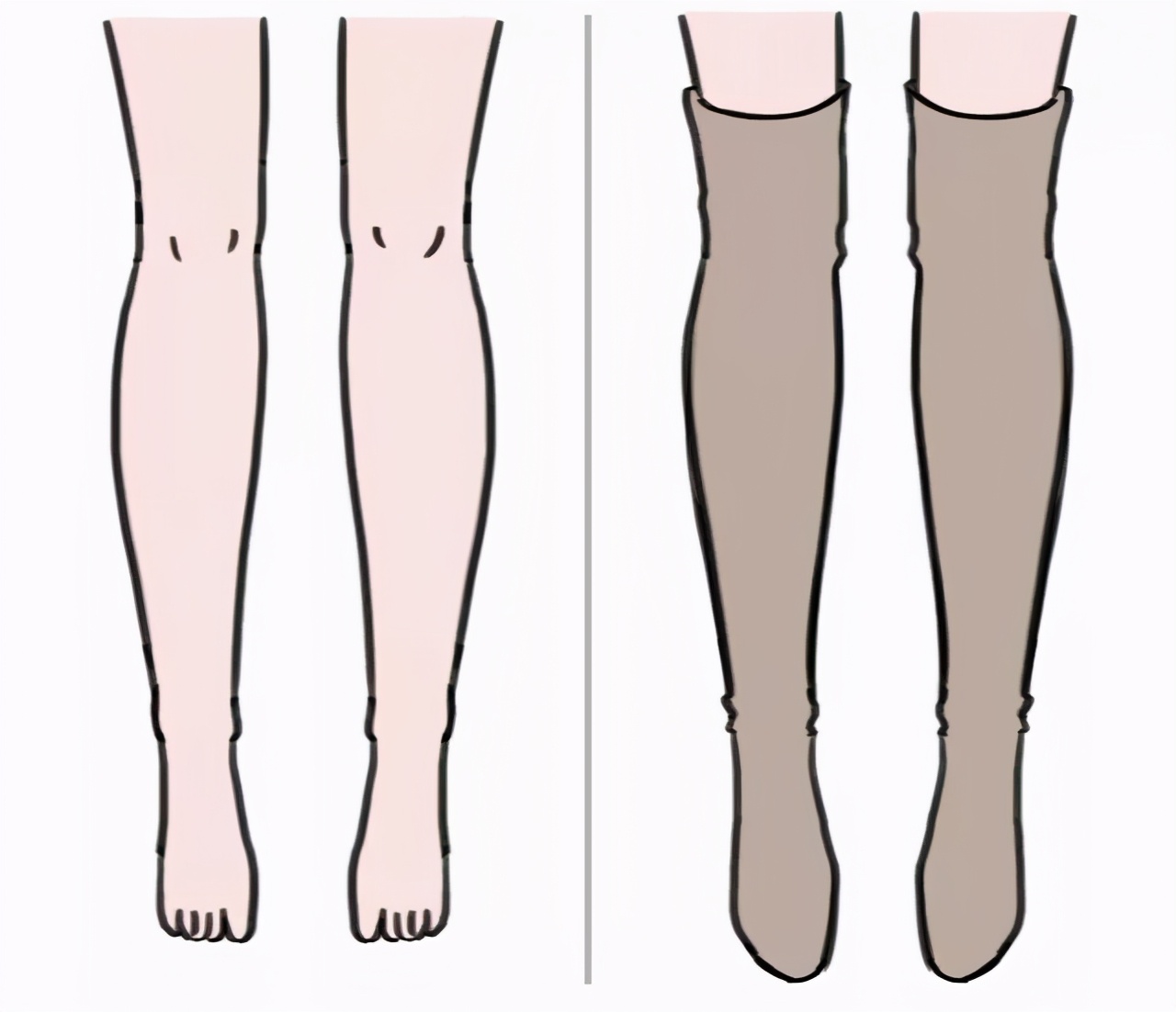 短粗腿适合穿过膝靴吗,小腿粗不适合穿短靴